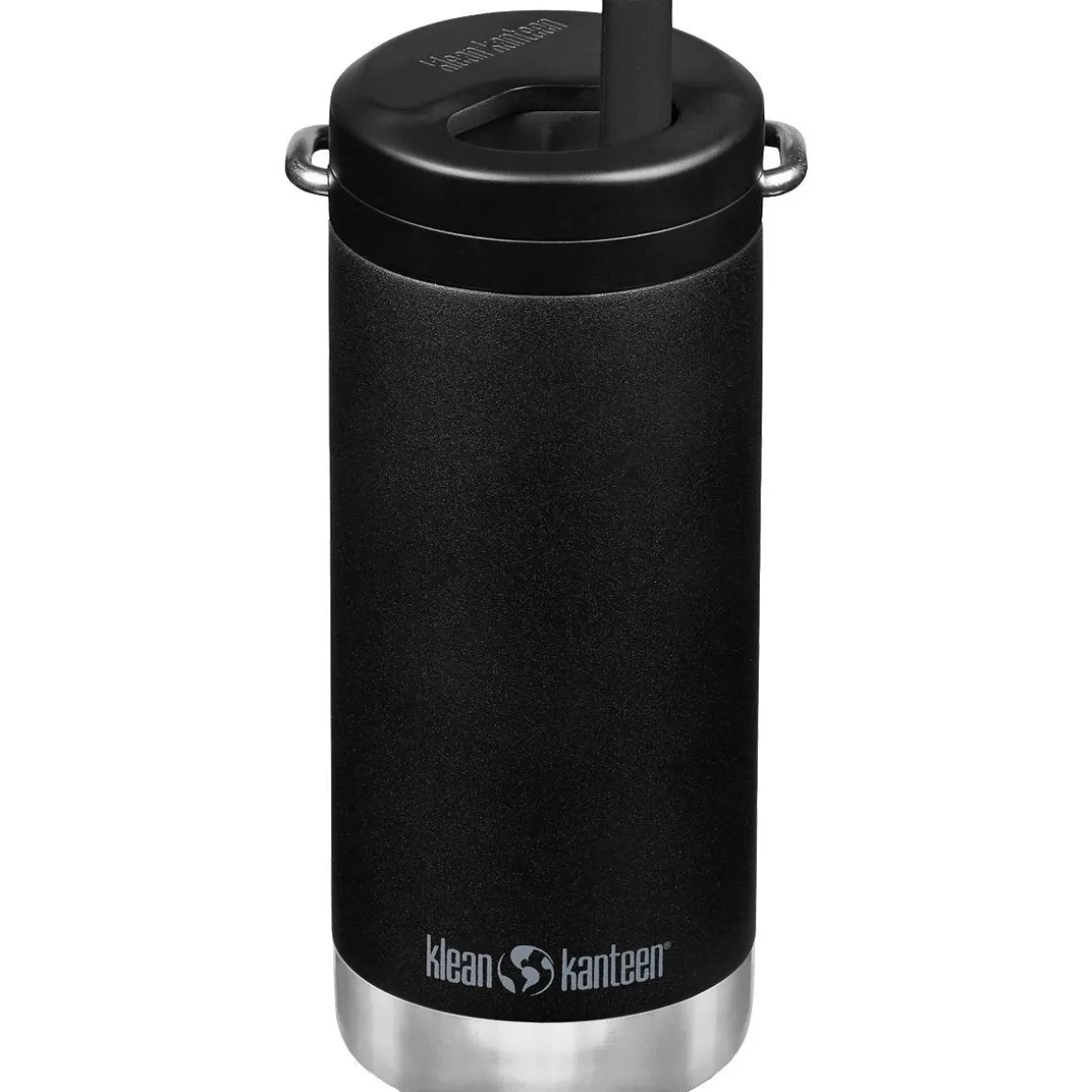 Klean Kanteen Water & Hydration> Tkwide 355Ml Insulated Bottle Twist Cap W/Straw Black