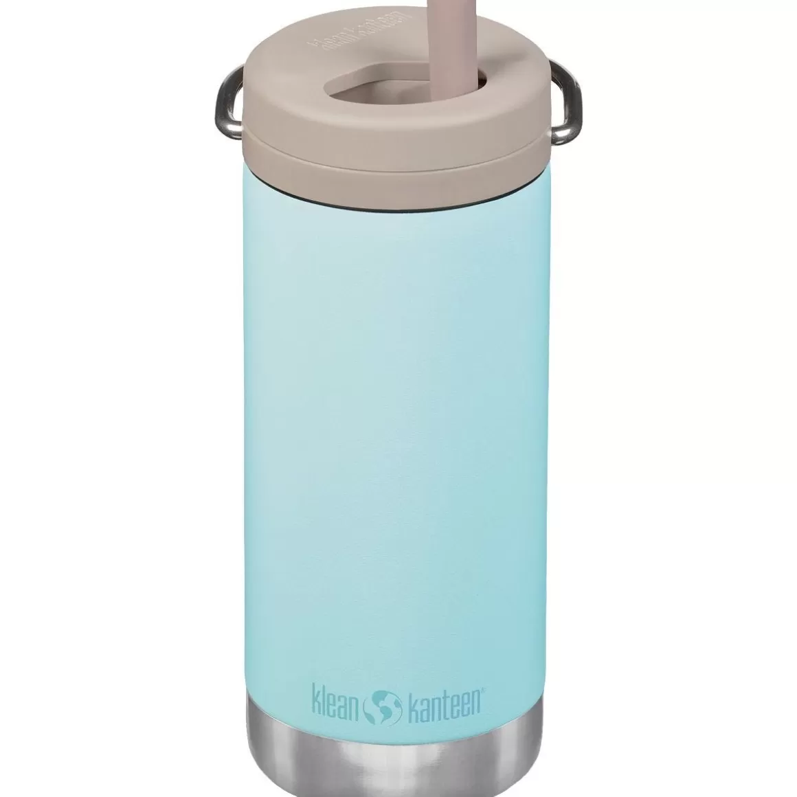 Klean Kanteen Water & Hydration> Tkwide 355Ml Insulated Bottle Twist Cap W/Straw Blue Tint