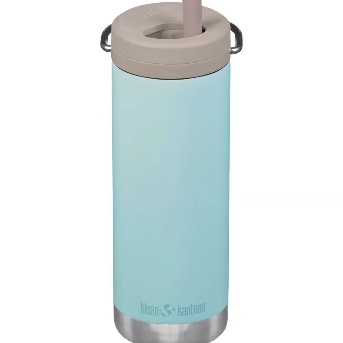 Klean Kanteen Water & Hydration> Tkwide 473Ml Insulated Bottle Twist Cap W/Straw Blue Tint