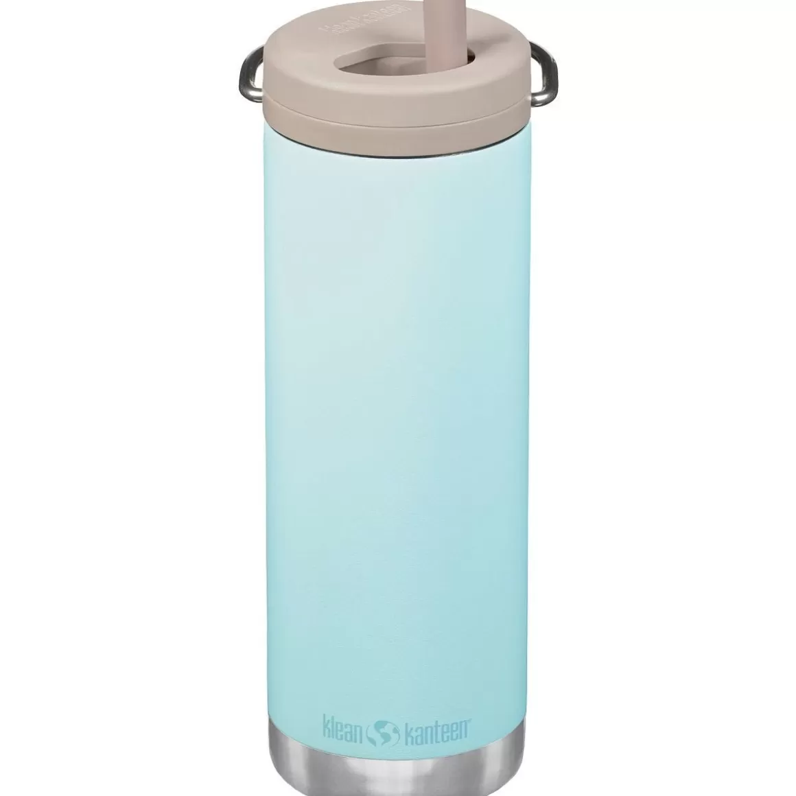 Klean Kanteen Water & Hydration> Tkwide 592Ml Insulated Bottle Twits Cap W/Straw Blue Tint