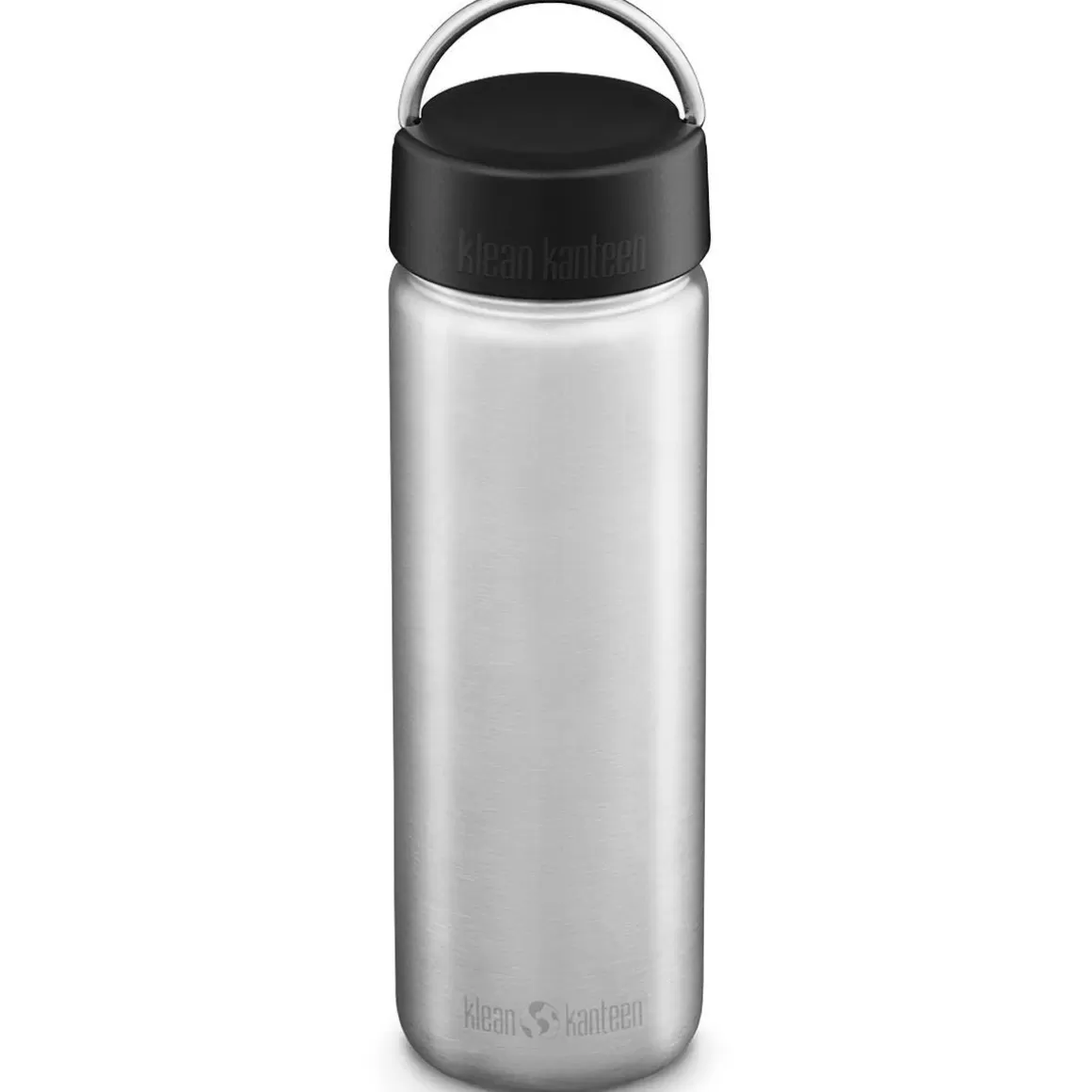 Klean Kanteen Water & Hydration> Wide Mouth 800Ml Bottle With Loop Cap Brushed Stainless