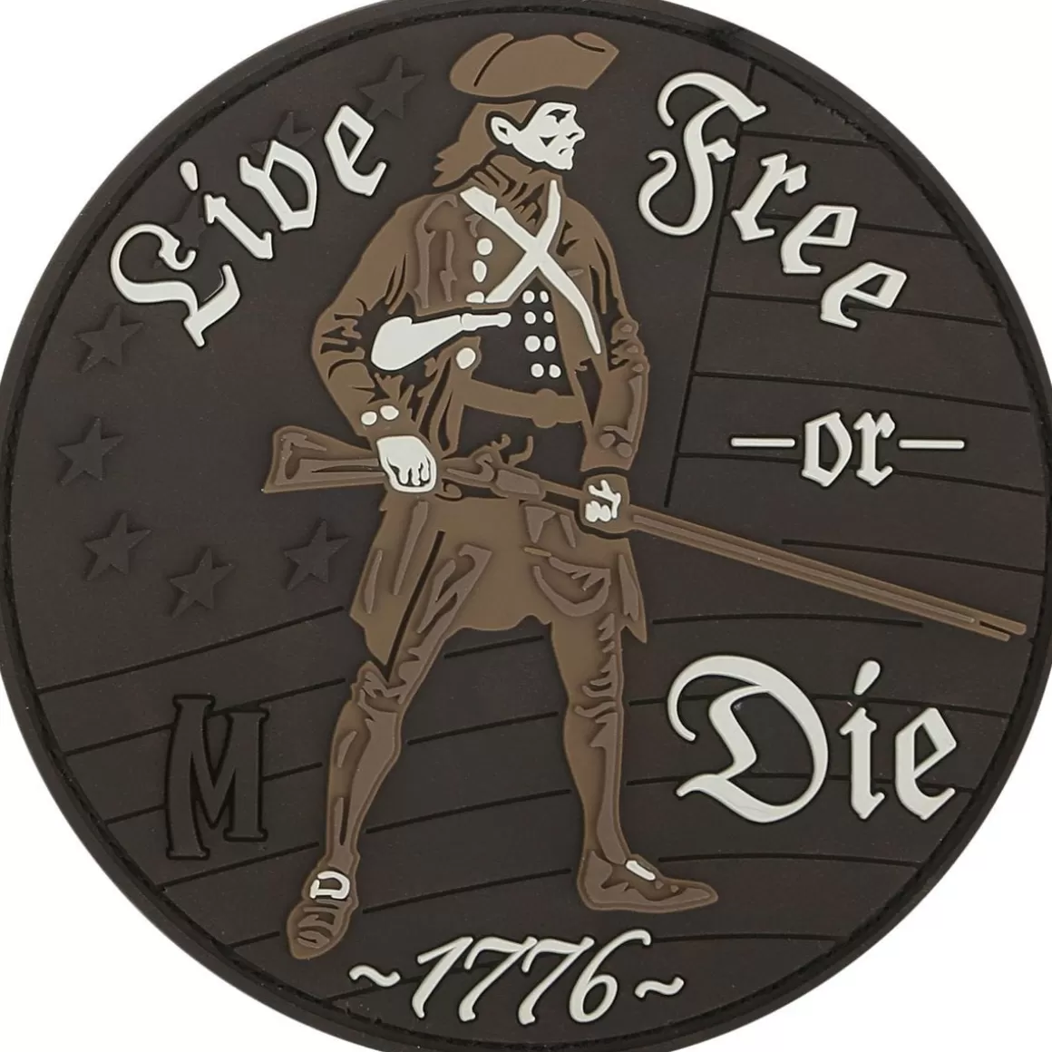 Maxpedition Badges & Patches> Live Free Or Die (Arid) Morale Patch