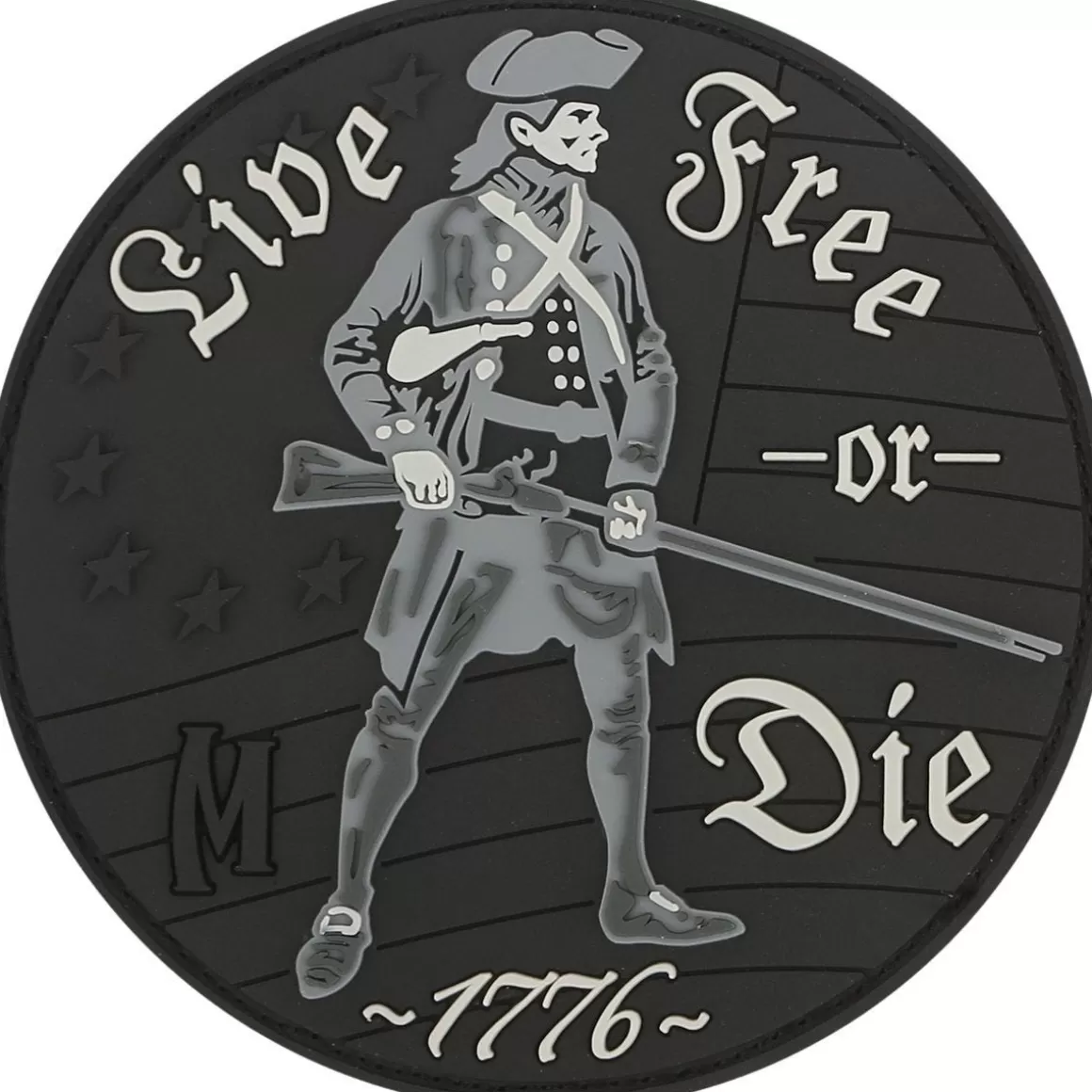 Maxpedition Badges & Patches> Live Free Or Die (Swat) Morale Patch