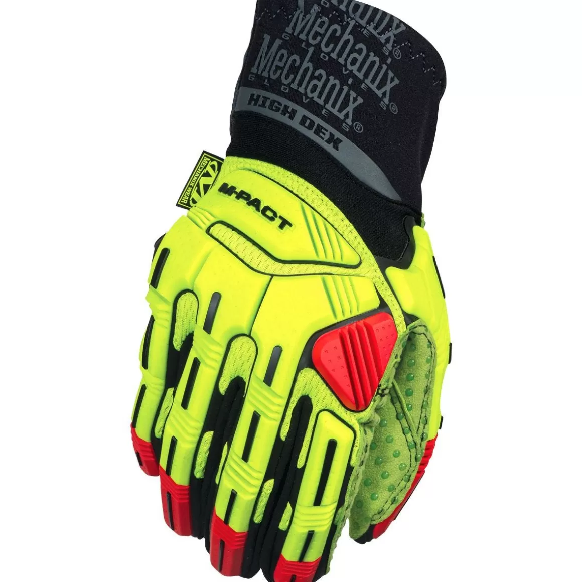 Mechanix Wear Gloves> M-Pact Xplor Hi-Dexterity Gloves Fluorescent Yellow