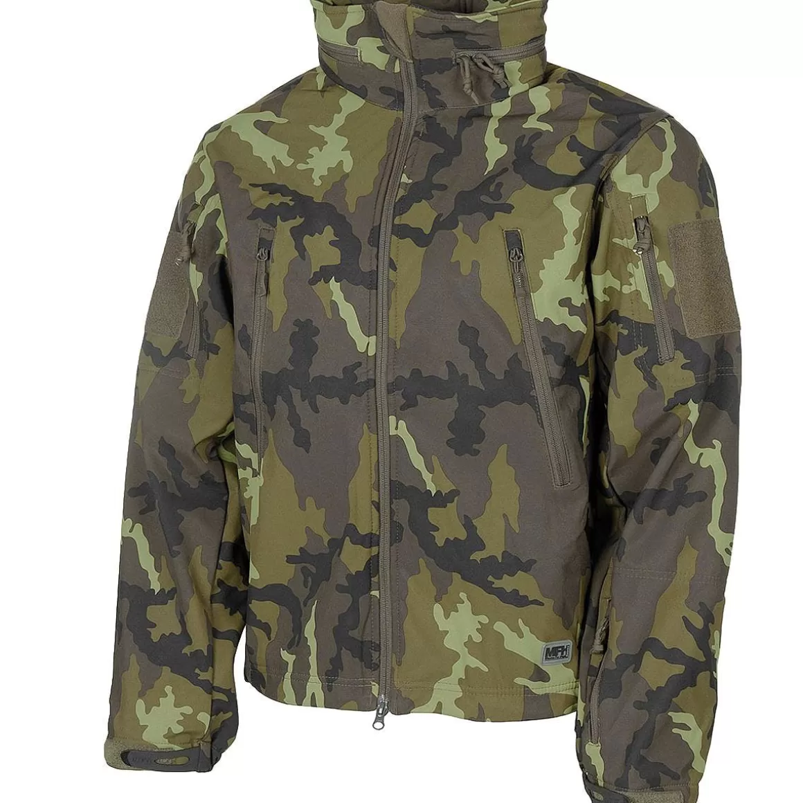 Helikon Waterproofs>Mfh Soft Shell Jacket Scorpion Czech Woodland
