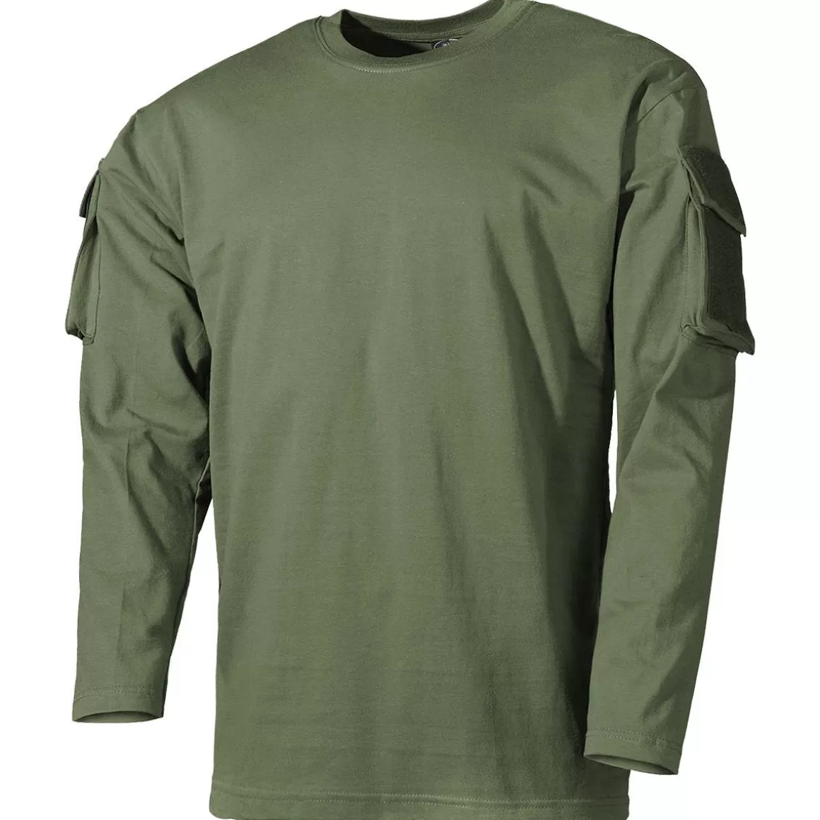 MFH T-Shirts & Vests> Us Long Sleeved T-Shirt With Sleeve Pockets Od Green
