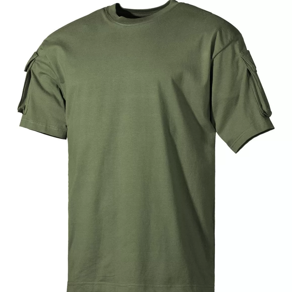 MFH T-Shirts & Vests> Us Short Sleeved T-Shirt With Sleeve Pockets Od Green