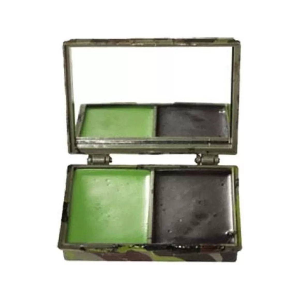 Mil-Tec Camo Creams> Camo Face Paint 2 Colours With Mirror Woodland