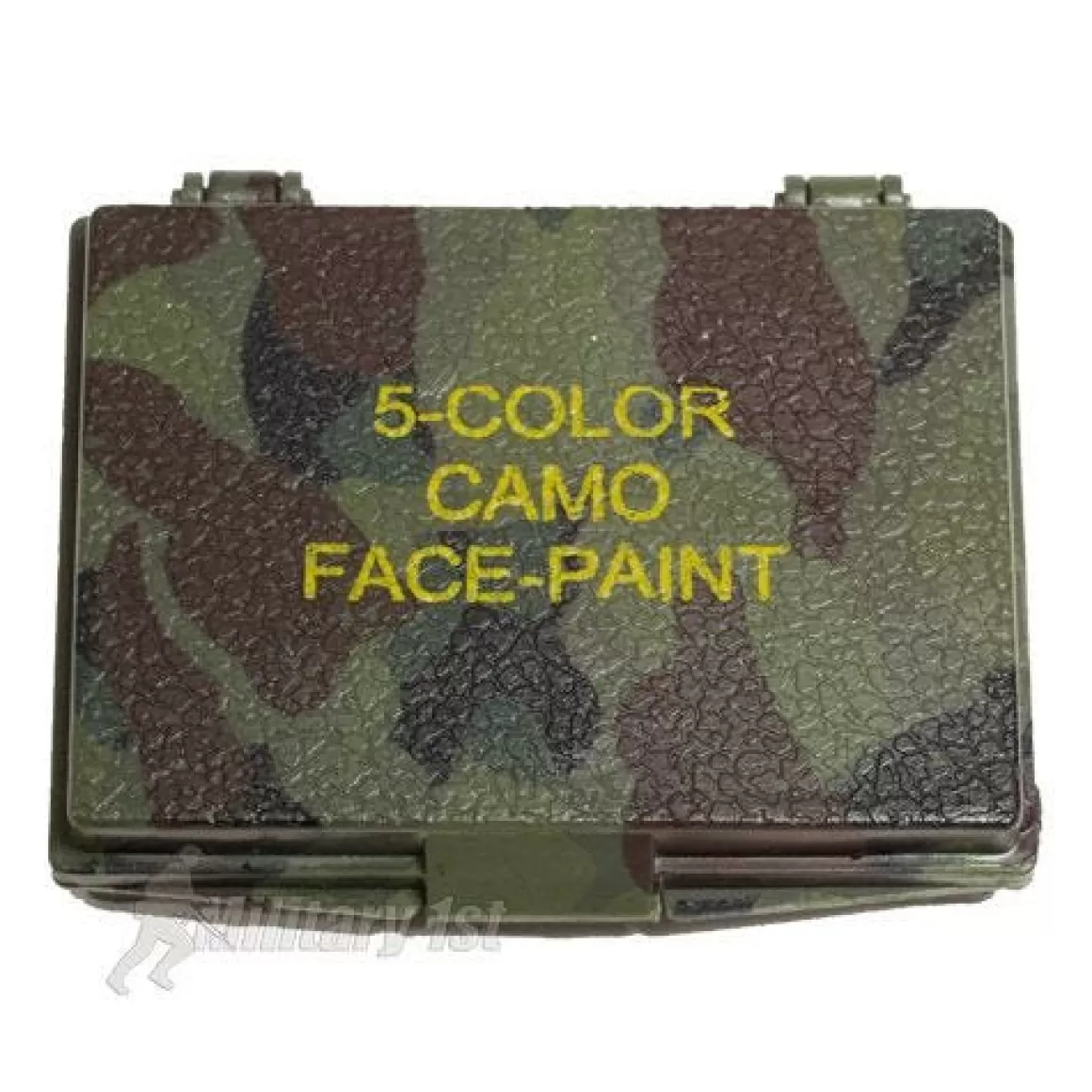 Mil-Tec Camo Creams> Camo Face Paint 5 Colours With Mirror Woodland