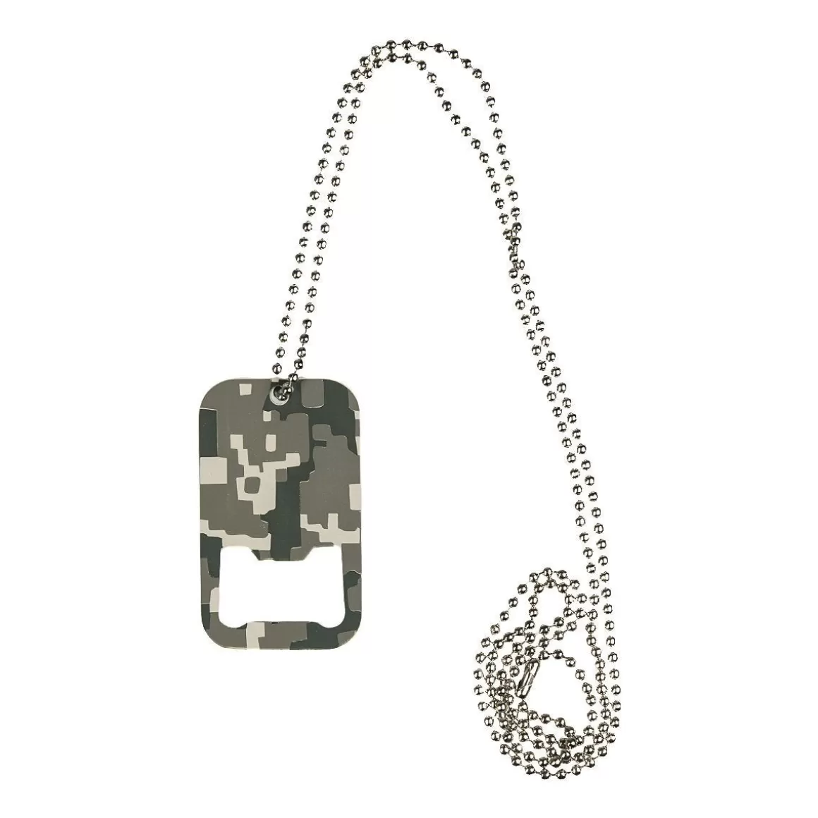 Mil-Tec Everything Else> Dog Tag With Bottle Oppener Acu