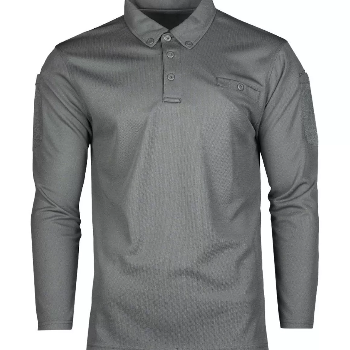 Maxpedition Base Layers>Mil-Tec Tactical Long Sleeve Quick Dry Polo Shirt Urban Grey