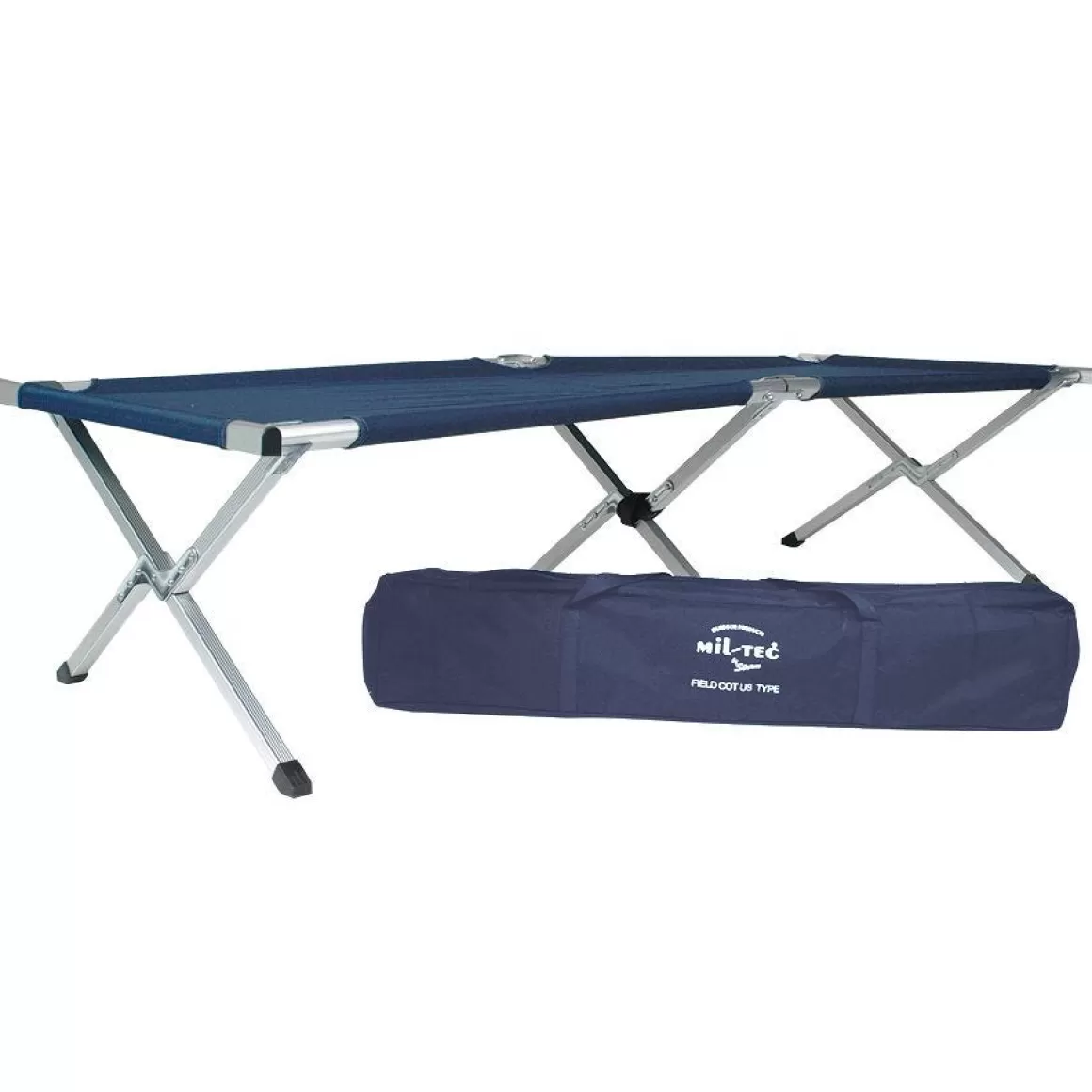 Mil-Tec Camping Furniture> Us Type 190X65Cm Field Cot Blue