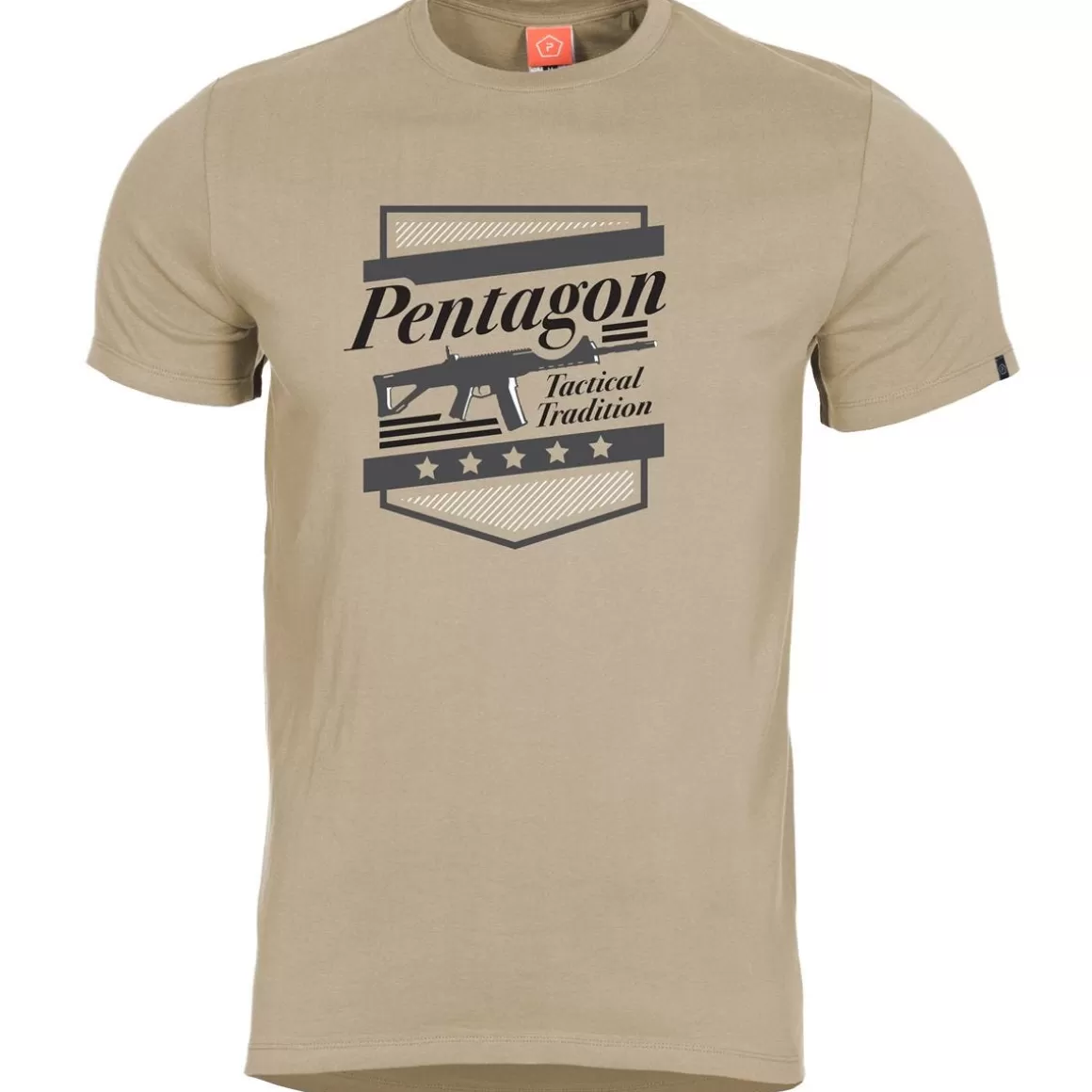 Pentagon T-Shirts & Vests> Ageron A.C.R. T-Shirt Khaki