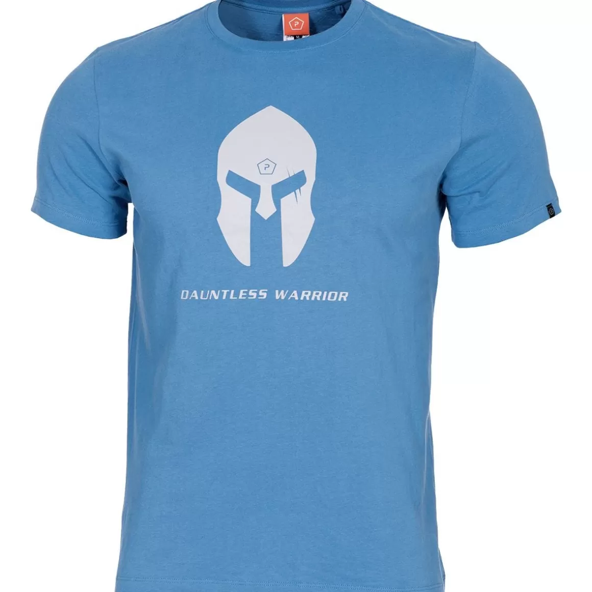 Pentagon T-Shirts & Vests> Ageron Spartan Helmet T-Shirt Pacific Blue