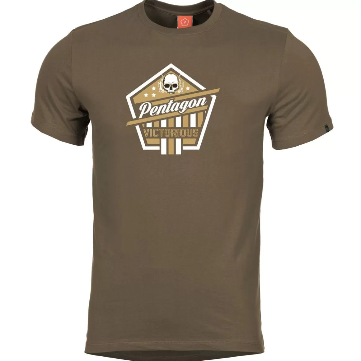 Pentagon T-Shirts & Vests> Ageron Victorious T-Shirt Terra Brown