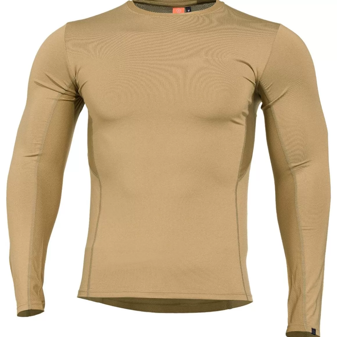 Maxpedition Base Layers>Pentagon Apollo Tac Fresh Activity Shirt Coyote