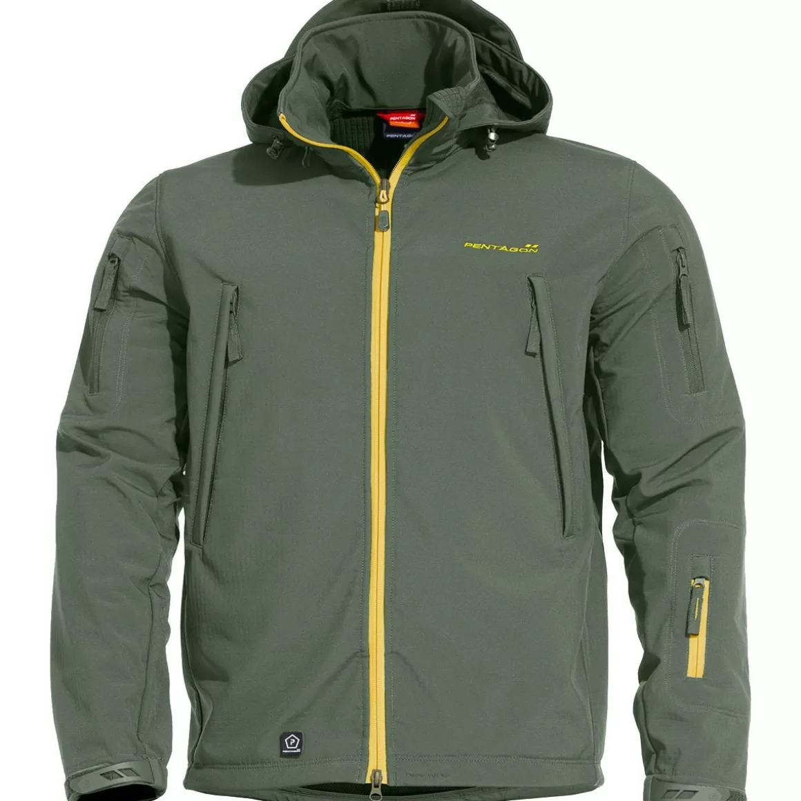 Viper Waterproofs>Pentagon Artaxes Escape Softshell Jacket Grindle Green