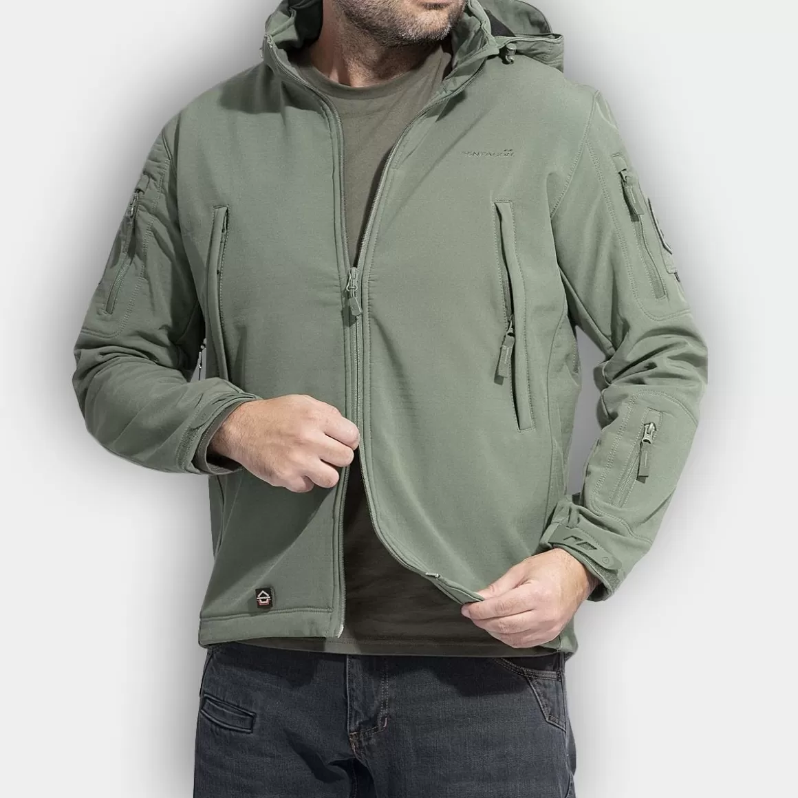 Pentagon Jackets & Coats> Artaxes Softshell Jacket Grindle Green