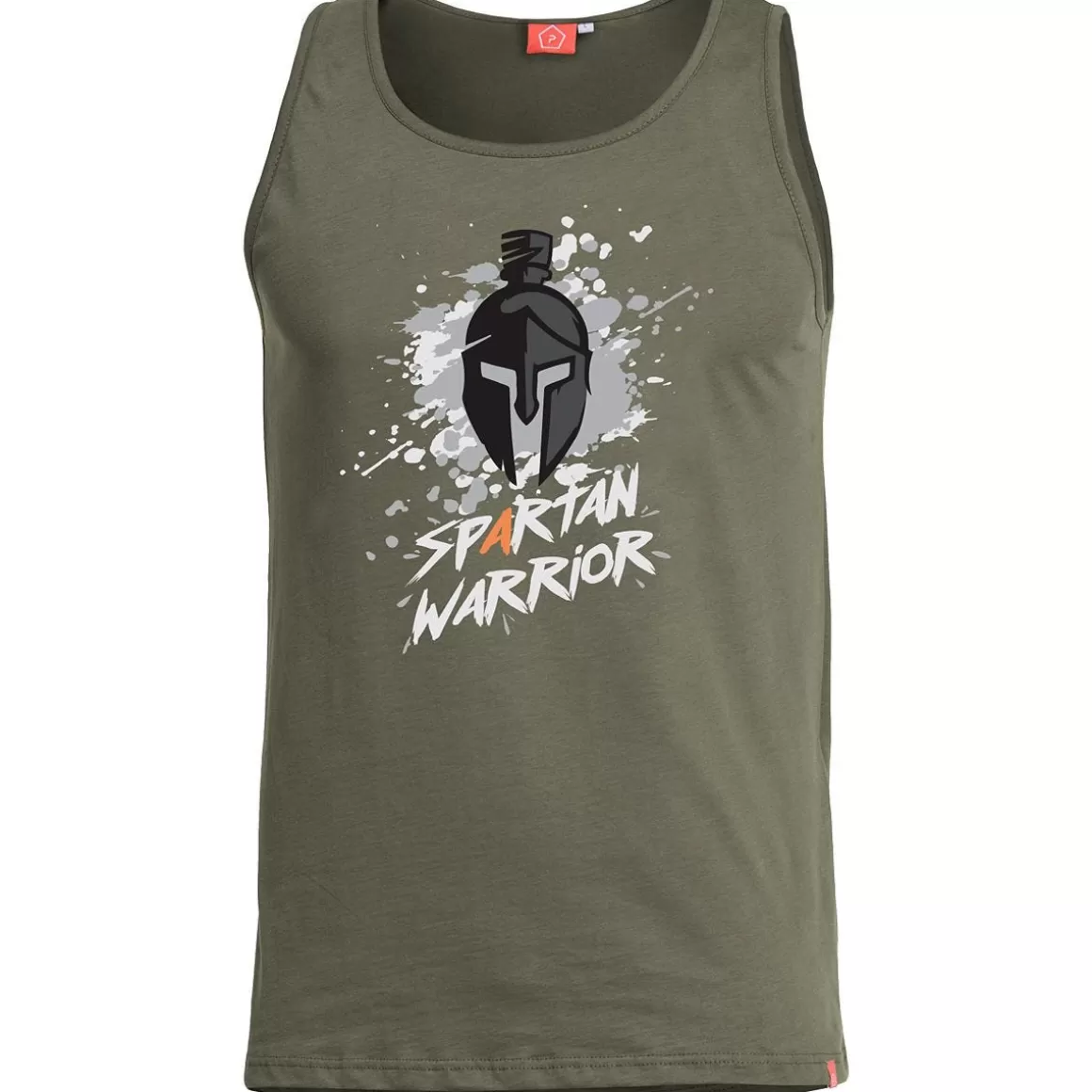 Pentagon T-Shirts & Vests> Astir Vest Spartan Warrior Olive