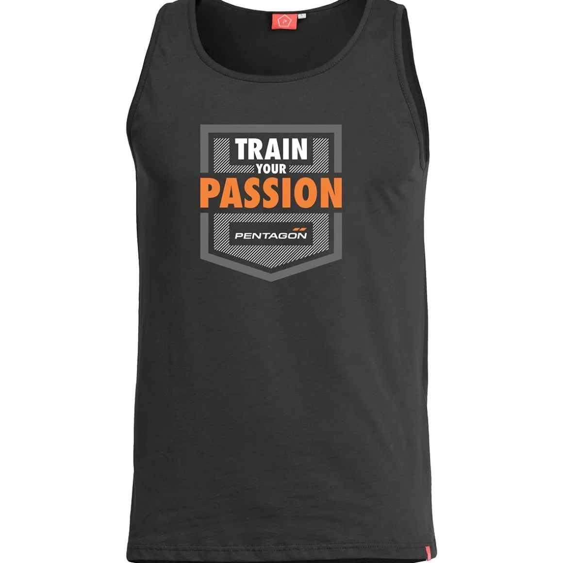 Pentagon T-Shirts & Vests> Astir Vest Train Your Passion Black