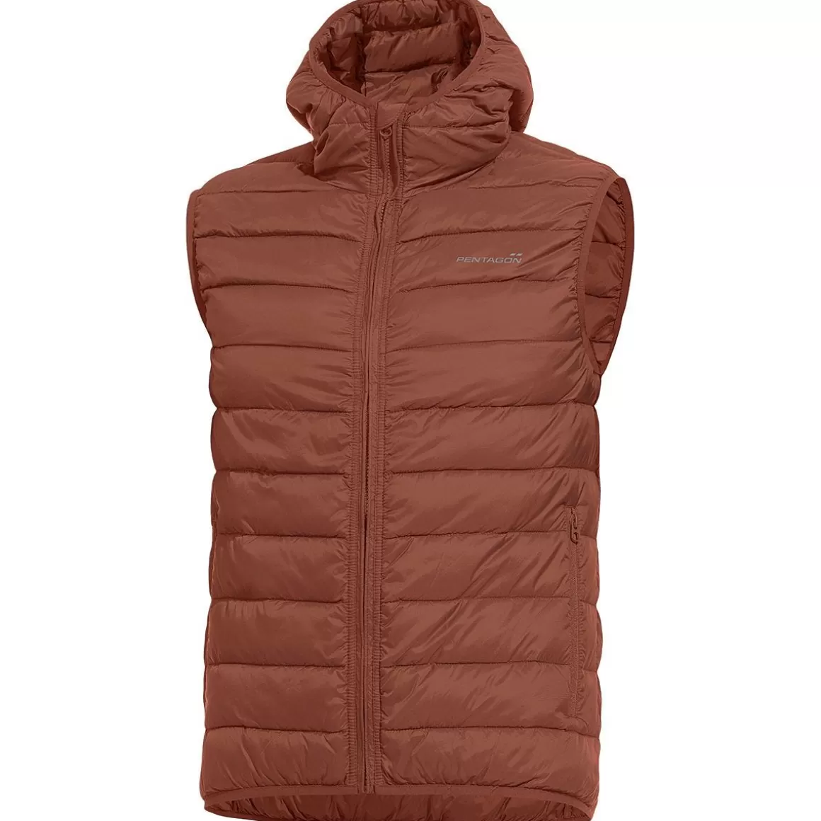 Pentagon Multipurpose Vests> Aurora Puffer Vest Maroon Red