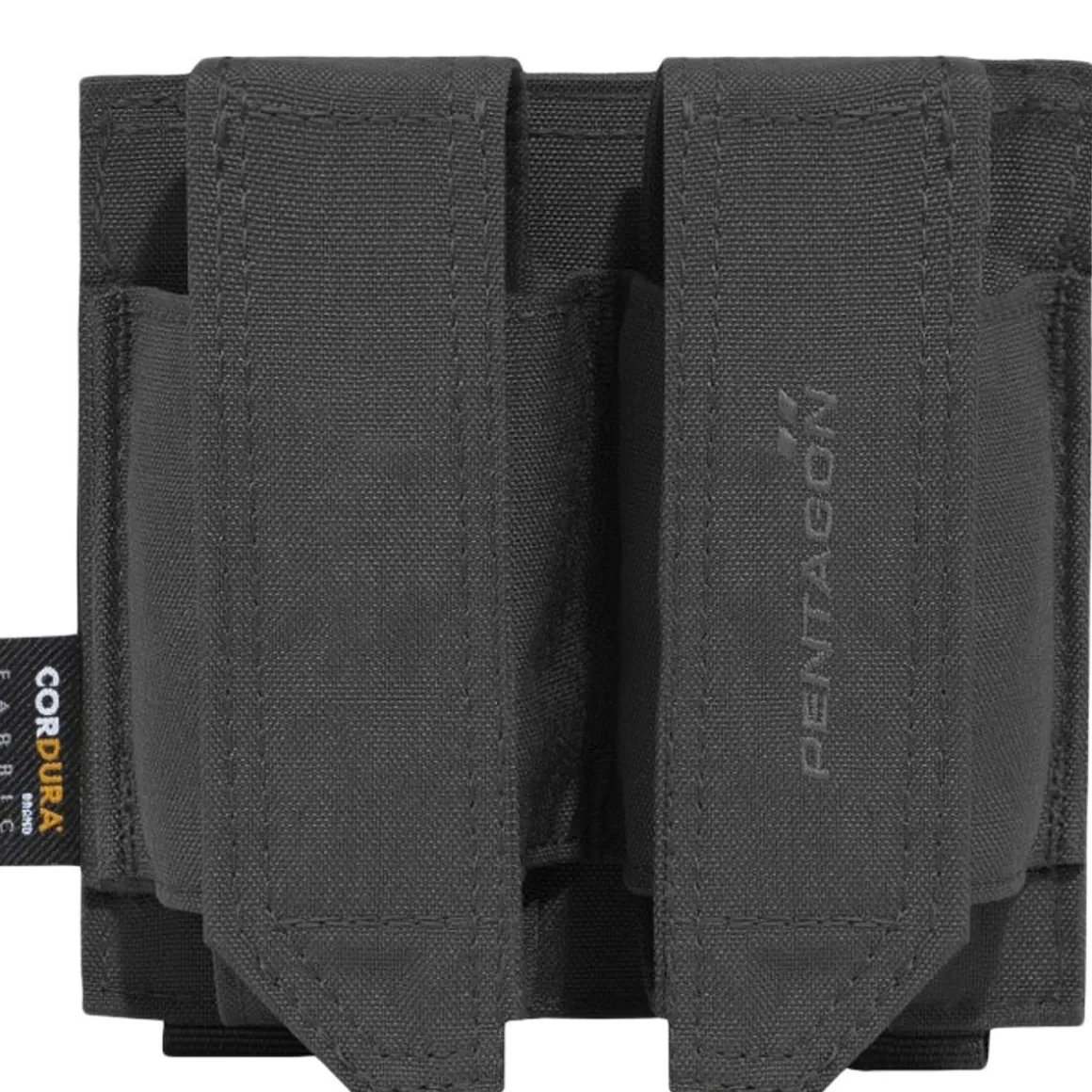 Pentagon Magazine Pouches> Double Fb Pouch Black