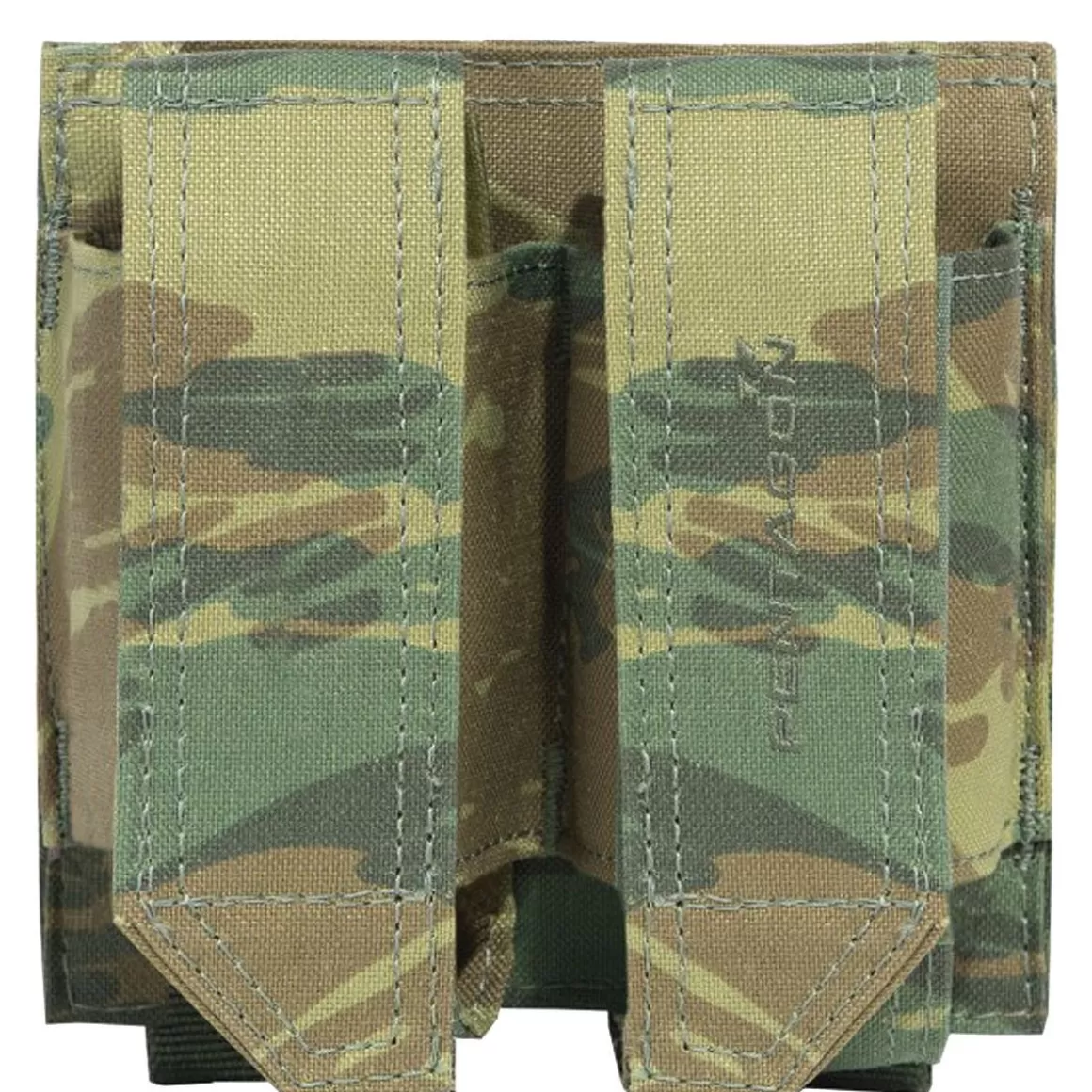 Pentagon Magazine Pouches> Double Fb Pouch Greek Lizard Camo