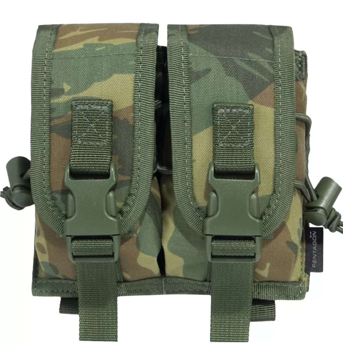 Helikon Magazine Pouches>Pentagon Double Multi Pouch Greek Lizard Camo