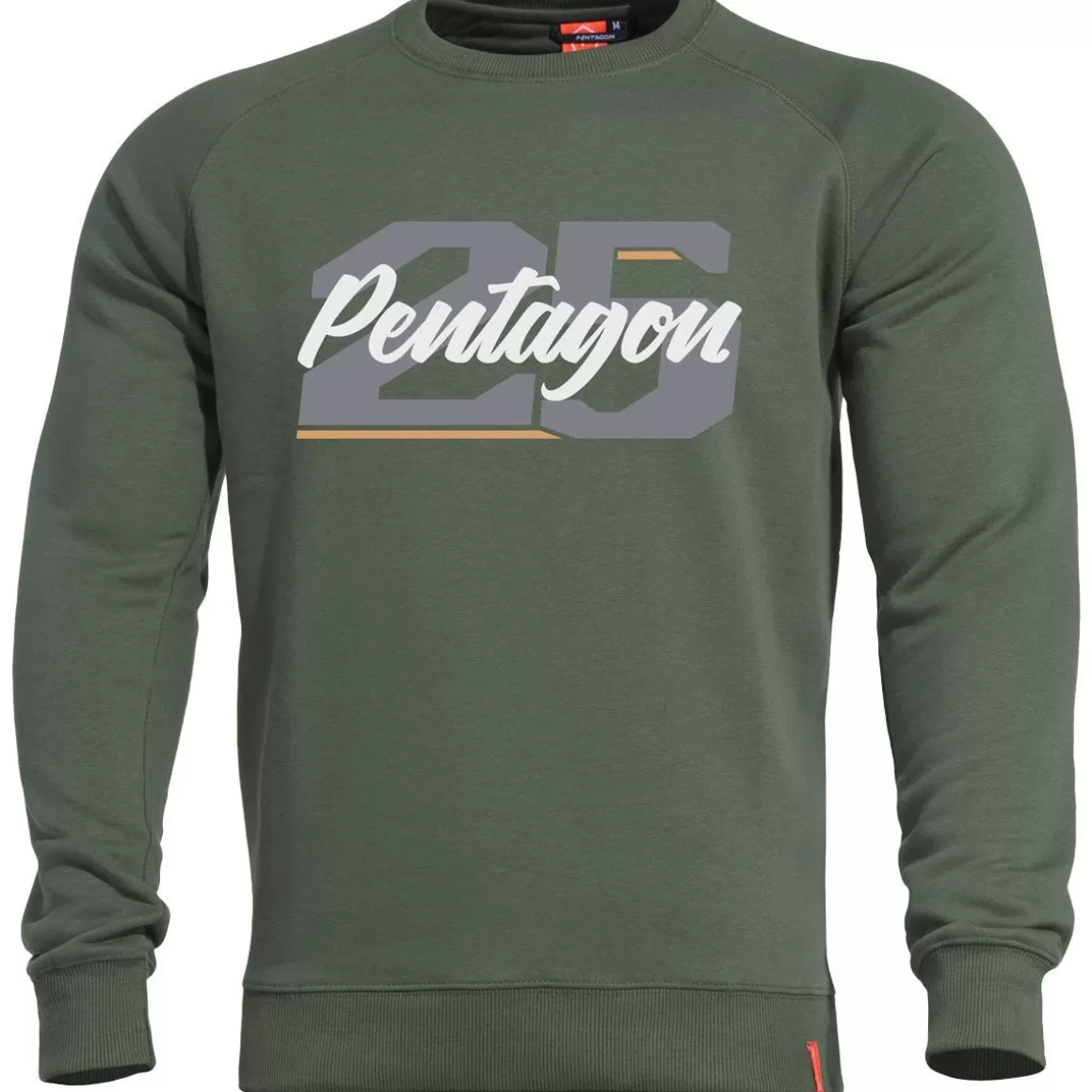 MFH Sweatshirts>Pentagon Hawk Sweater Twenty Five Camo Green