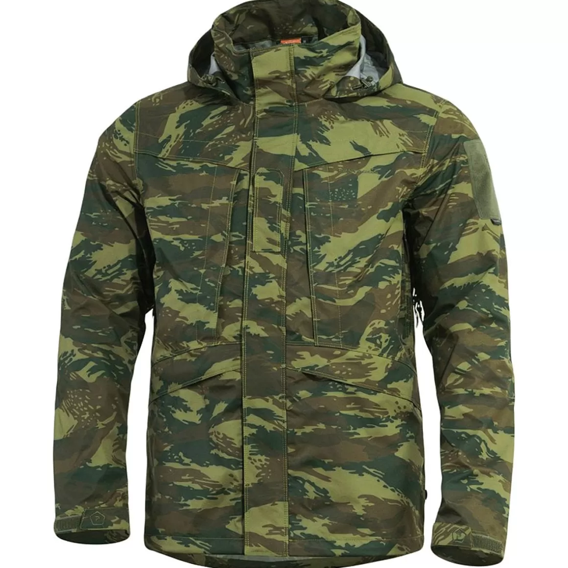 Helikon Waterproofs>Pentagon Hurricane Shell Jacket Greek Lizard