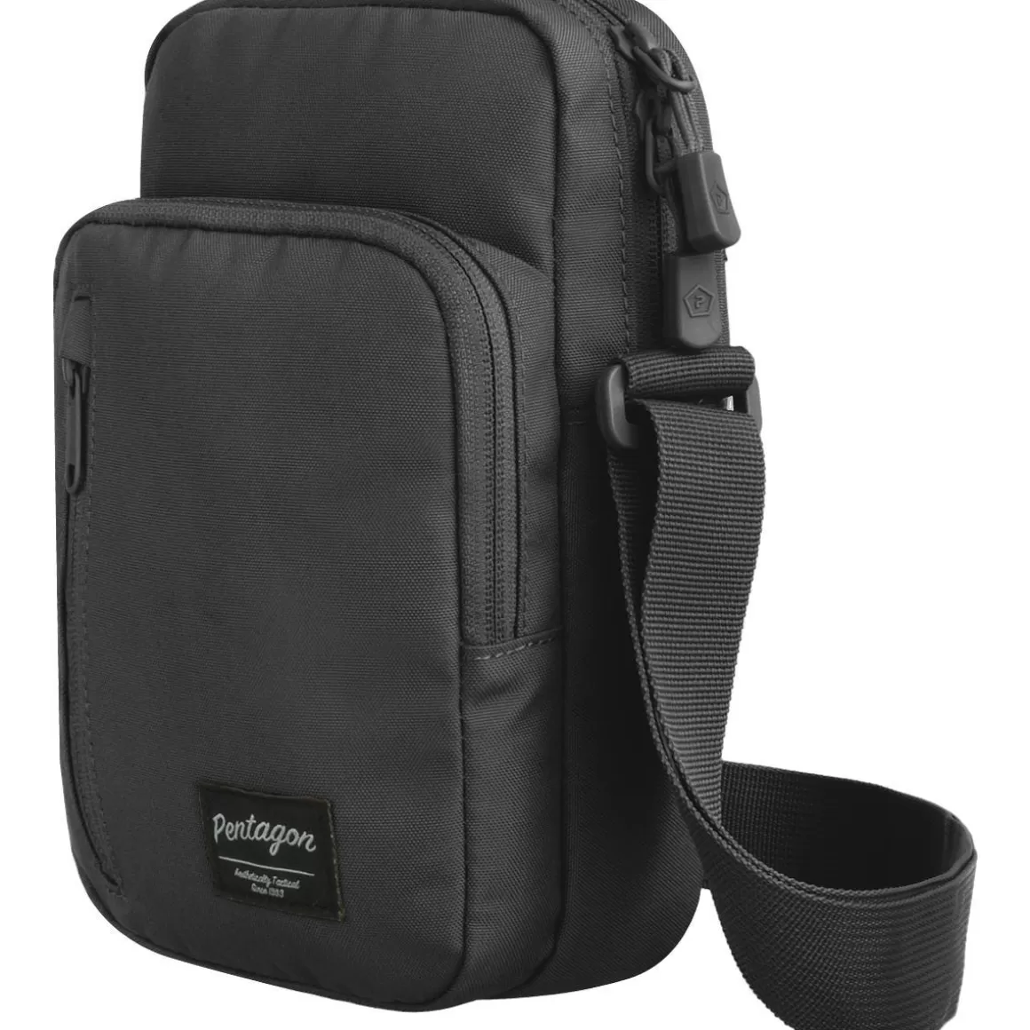 Pentagon Shoulder Bags> Kleos Messenger Bag Black