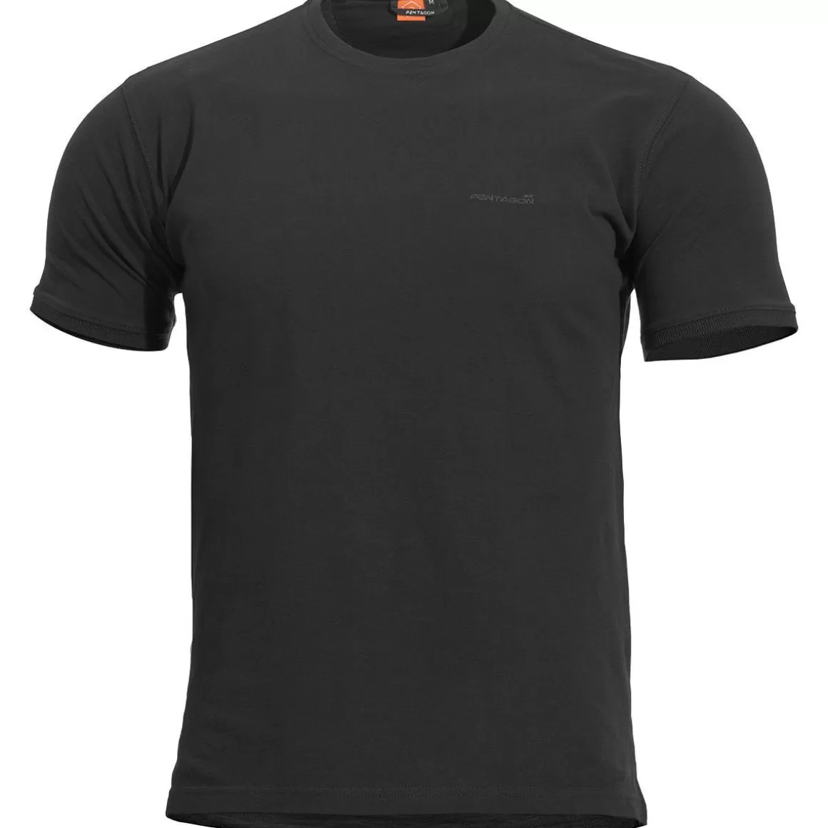 Pentagon T-Shirts & Vests> Levantes Crew Neck Shirt Black