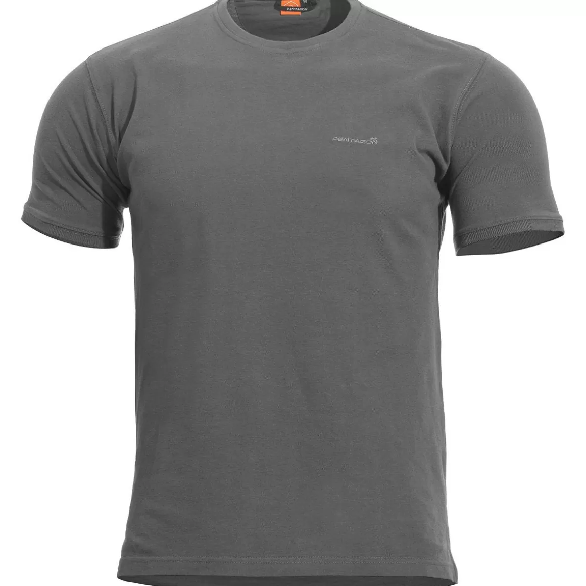 Pentagon T-Shirts & Vests> Levantes Crew Neck Shirt Wolf Grey