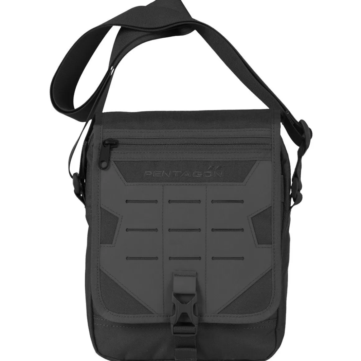 Pentagon Shoulder Bags> Messenger Utility Bag Black