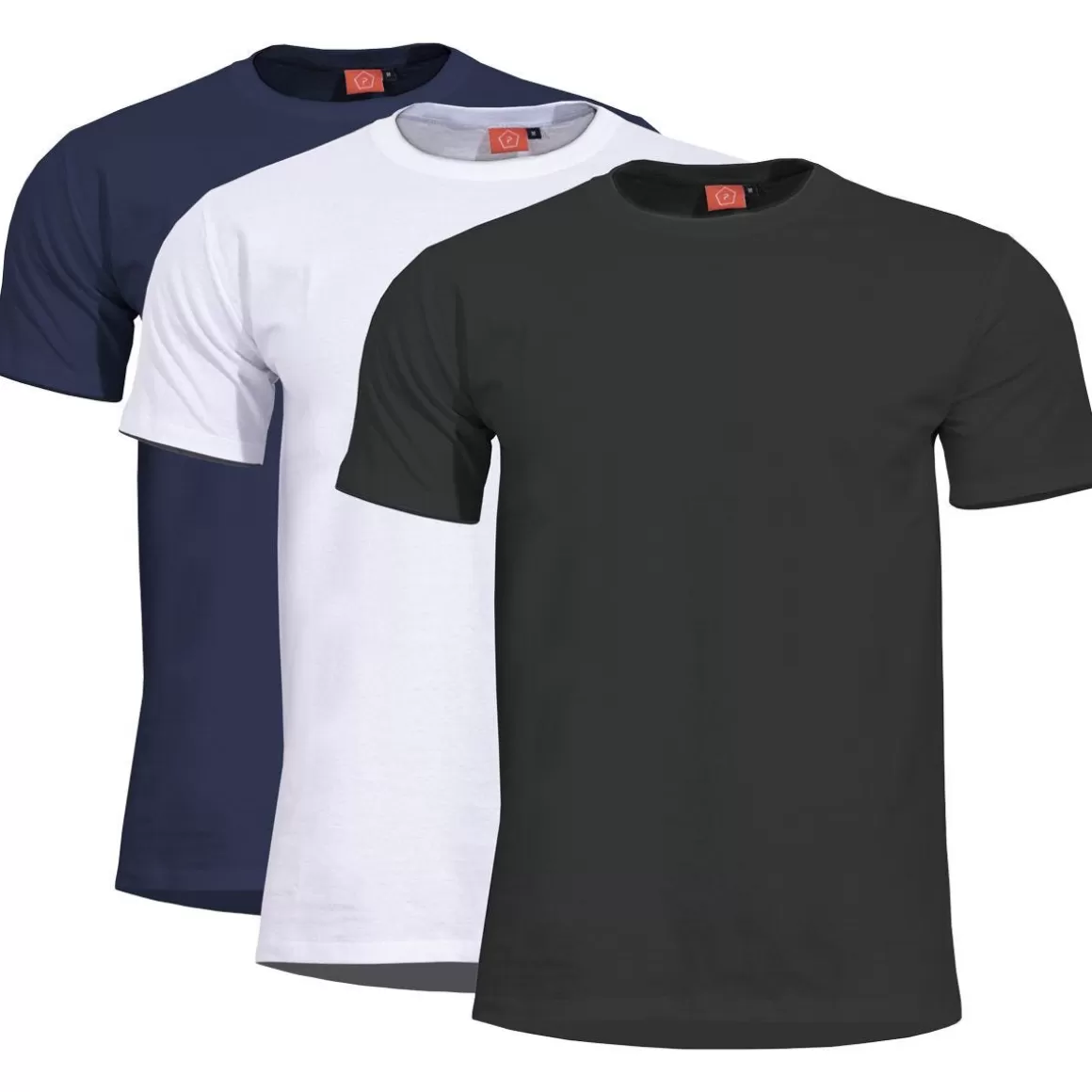 Pentagon T-Shirts & Vests> Orpheus T-Shirts Triple Mix Midnight Blue-White-Black