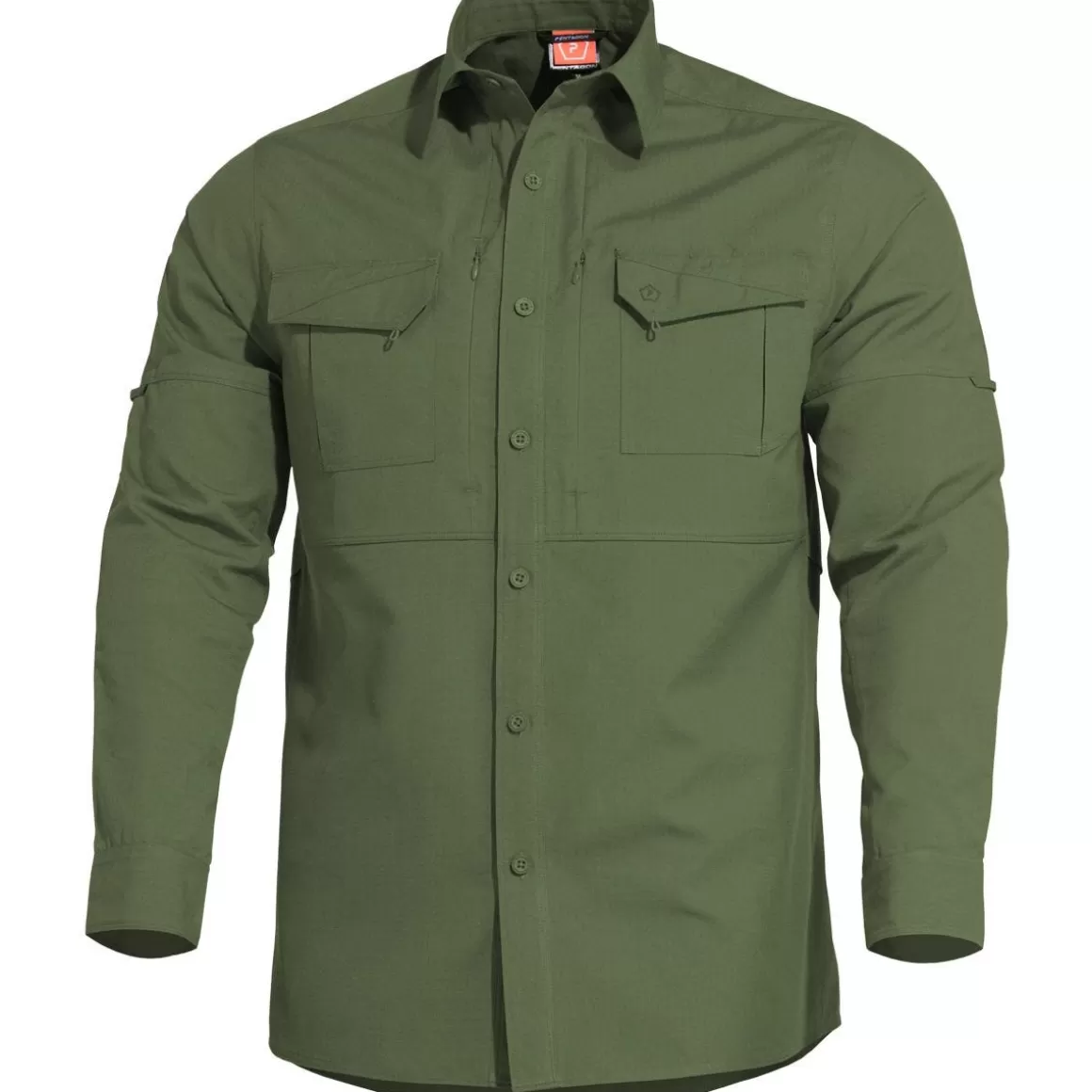 MFH Shirts>Pentagon Plato Tactical Shirt Camo Green