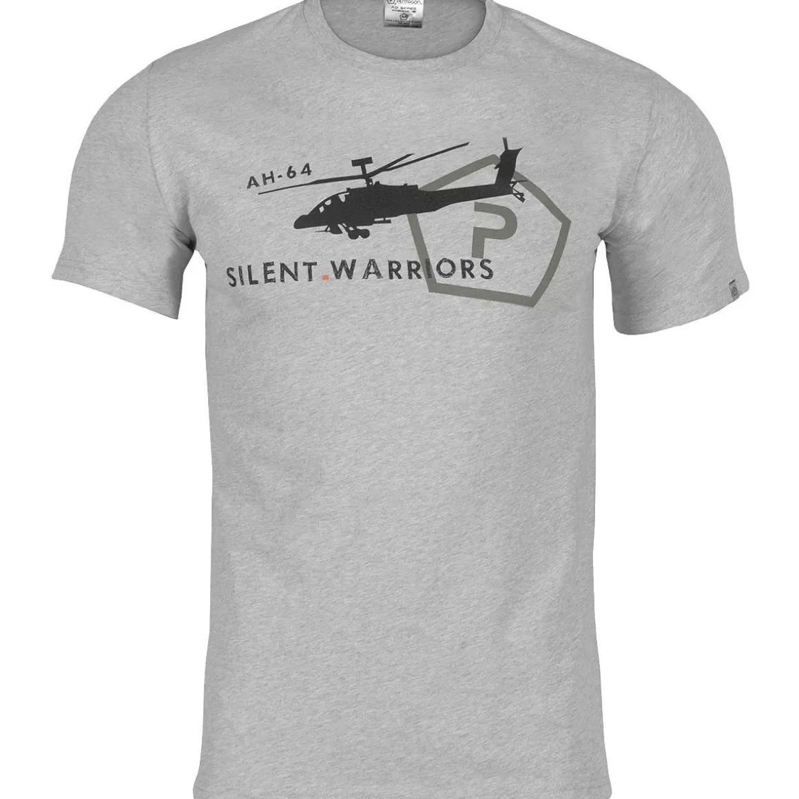 Pentagon T-Shirts & Vests> Ring Spun Helicopter T-Shirt Melange