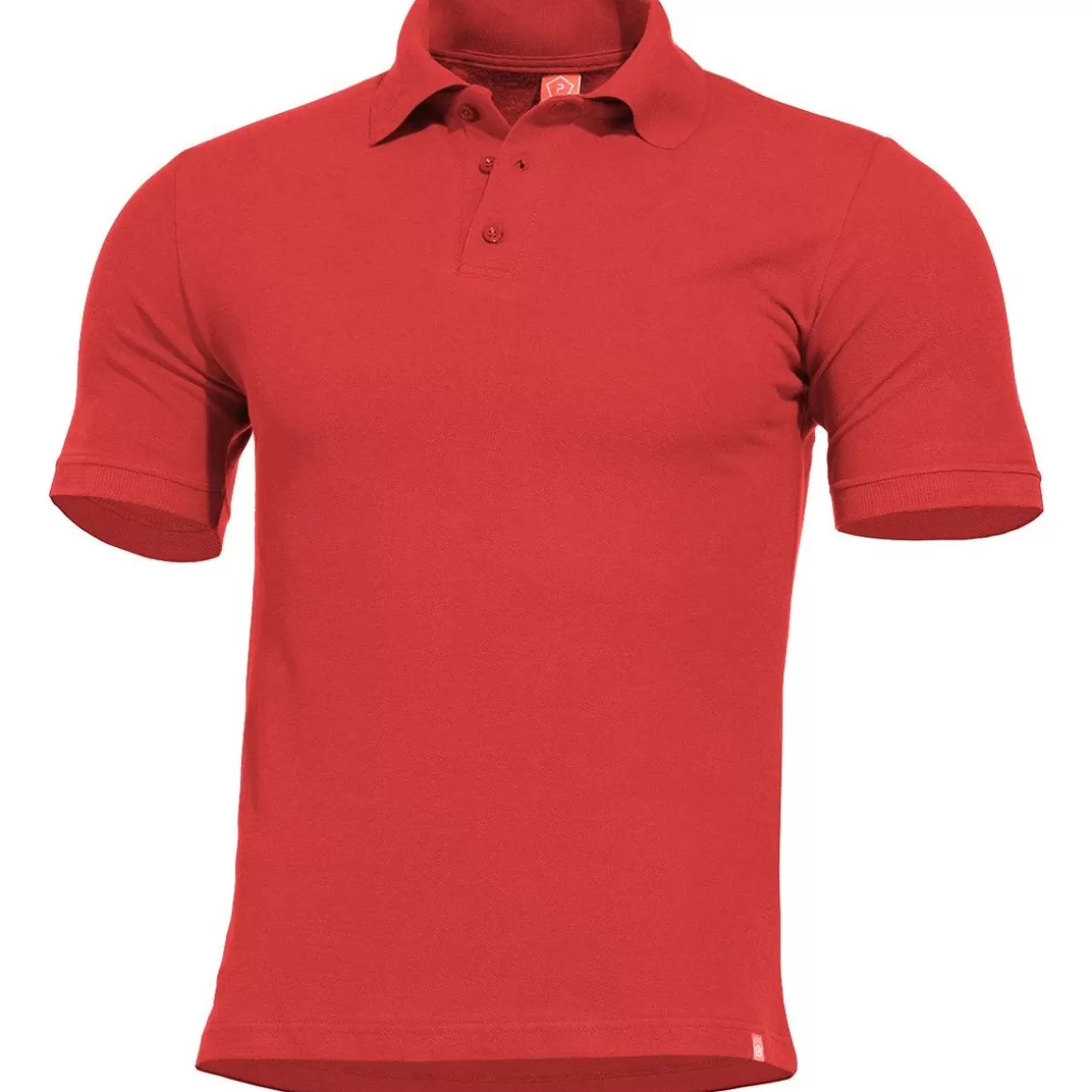 Pentagon T-Shirts & Vests> Sierra Polo T-Shirt Red