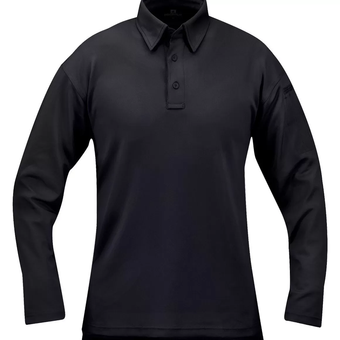 Propper T-Shirts & Vests> I.C.E. Men's Performance Long Sleeve Polo Lapd Navy