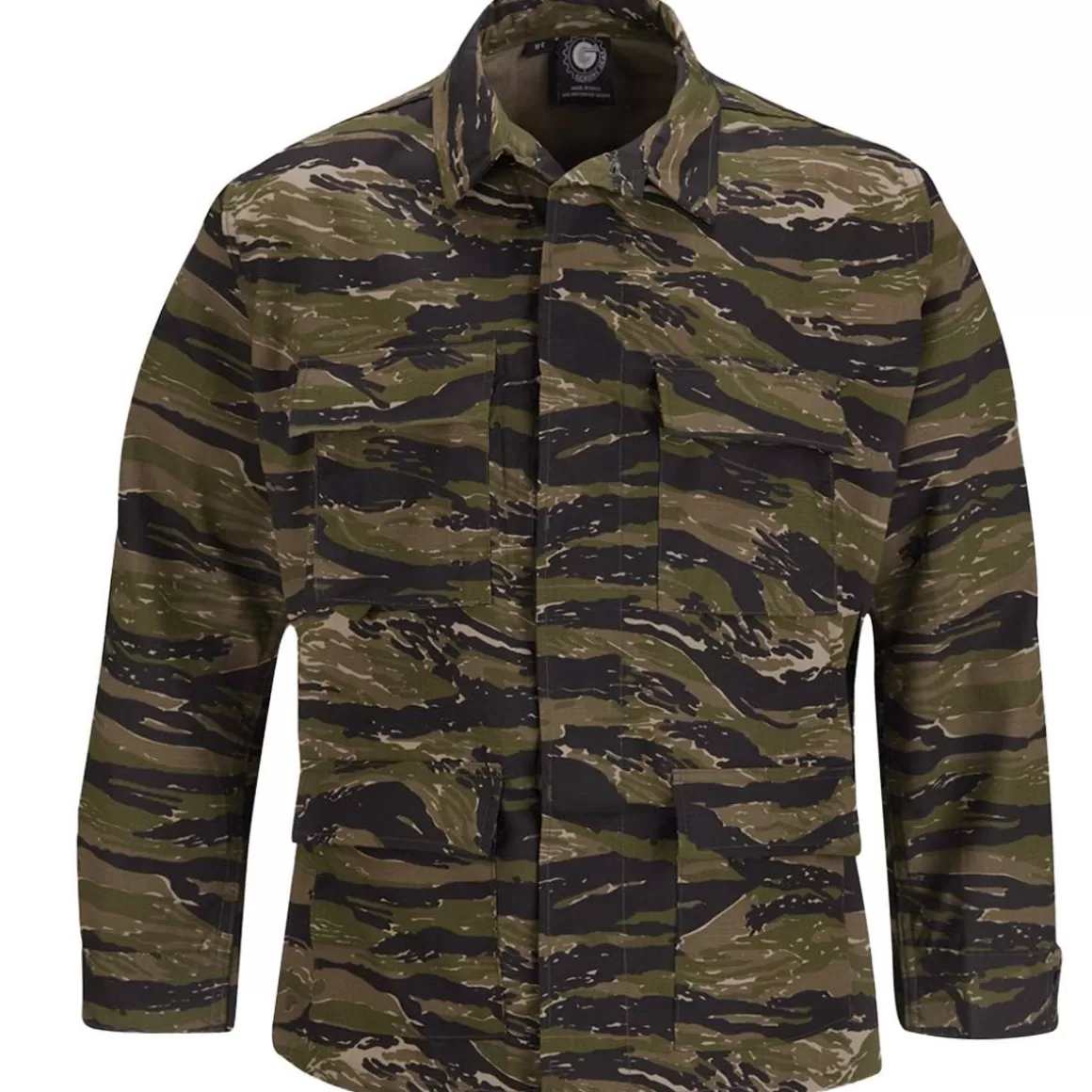 Highlander Forces Combat Uniforms>Propper Uniform Bdu Coat Polycotton Ripstop Asian Tiger Stripe