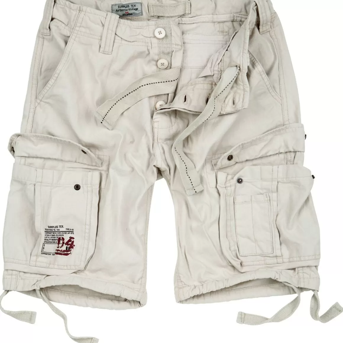 Helikon Shorts>Surplus Airborne Vintage Shorts Off-White