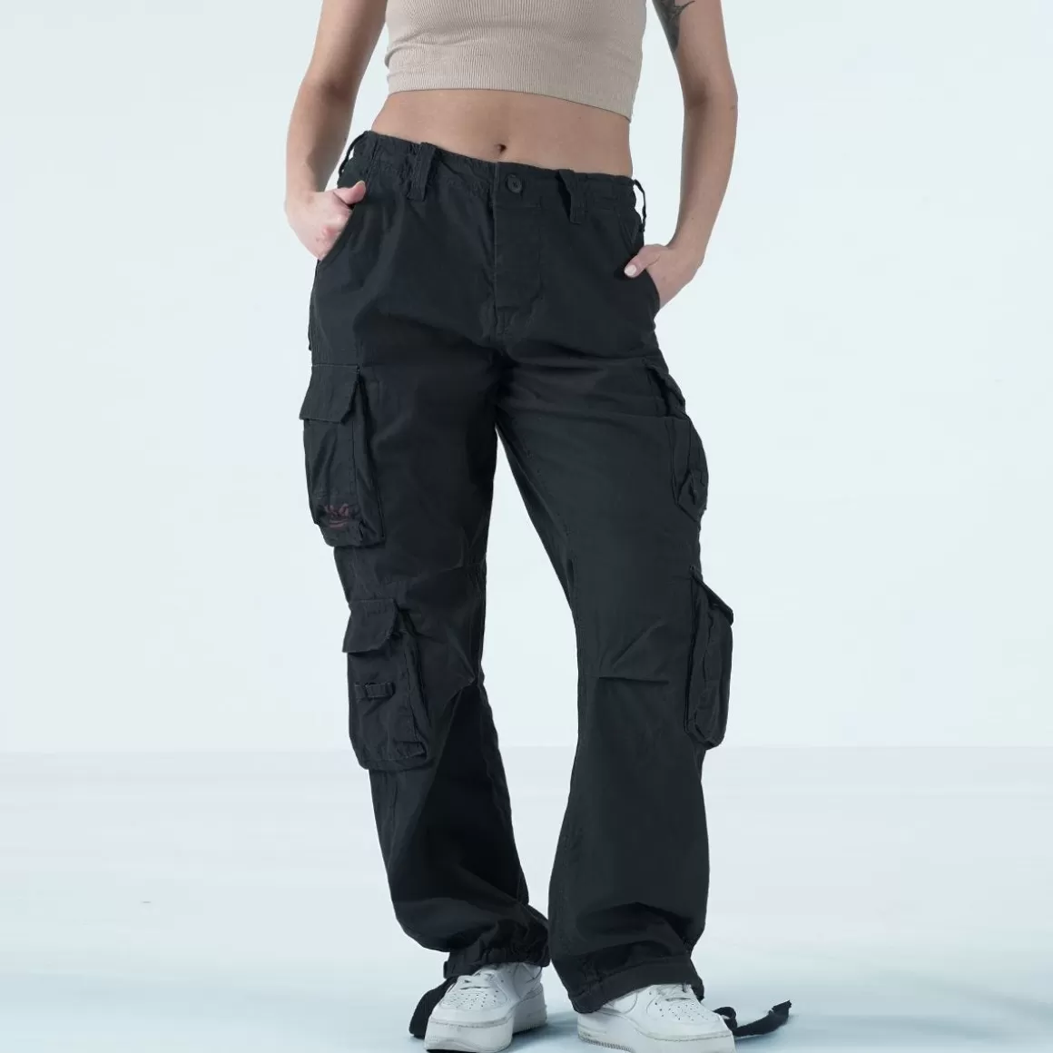Highlander Forces Trousers>Surplus Ladies Airborne Vintage Trousers Black