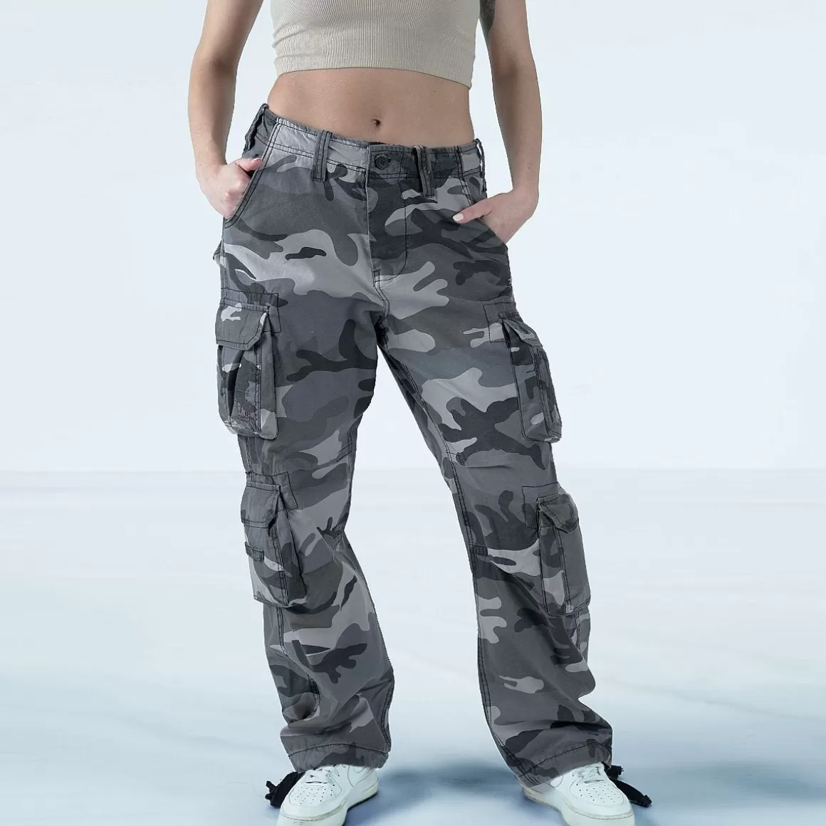 Hazard 4 Trousers>Surplus Ladies Airborne Vintage Trousers Night Camo