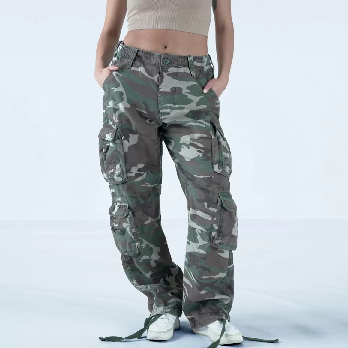 Helikon Trousers>Surplus Ladies Airborne Vintage Trousers Woodland