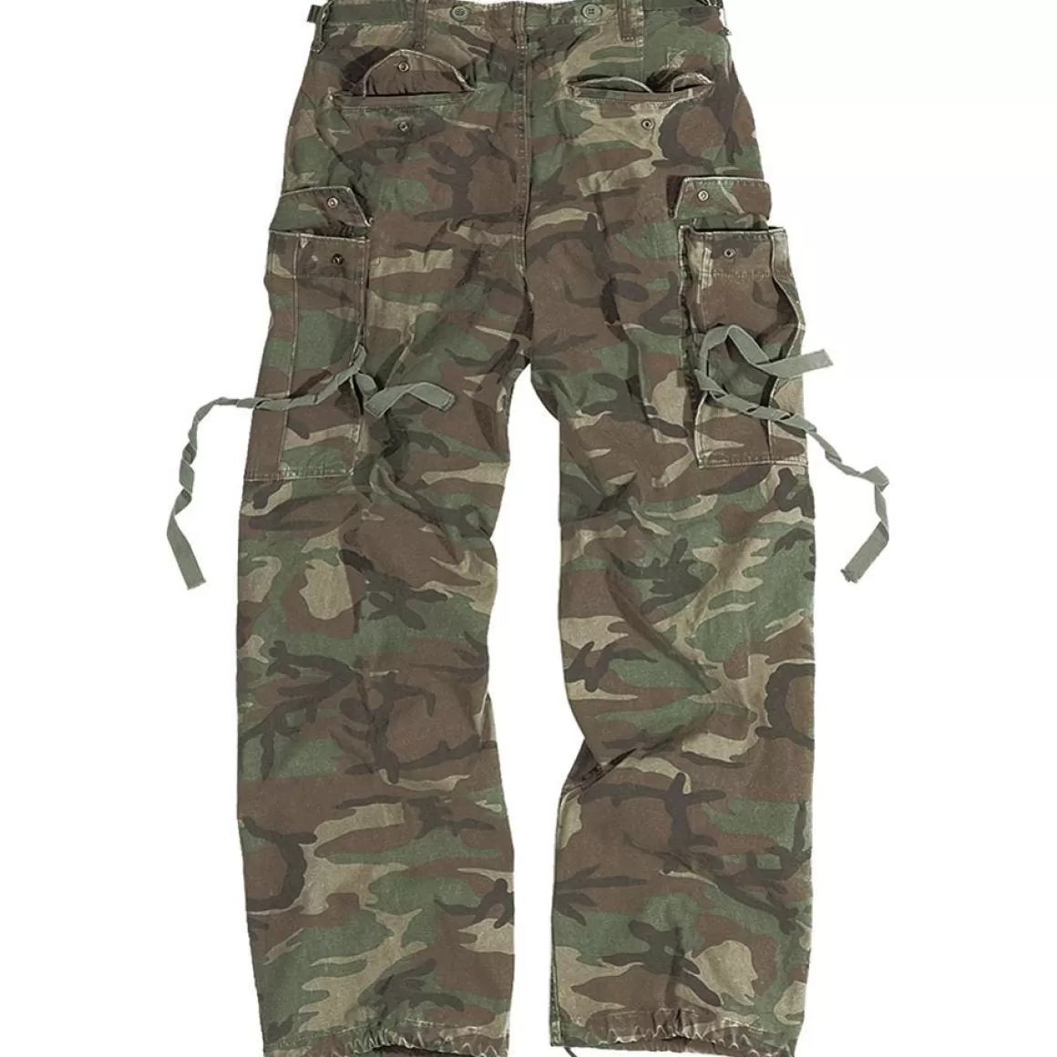 Surplus Trousers> Vintage Fatigues Trousers Woodland