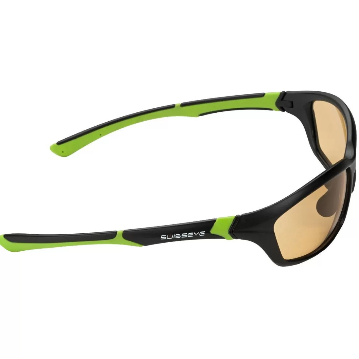 Swiss Eye Glasses> Drift Sunglasses - Photochromic Orange Smoke Lens / Matt Black Green Frame
