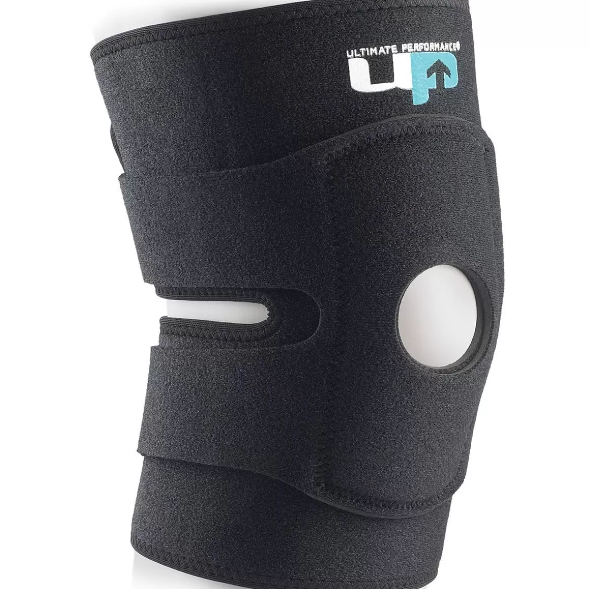 Ultimate Performance Protective Pads> Ultimate Knee Support With Straps Black