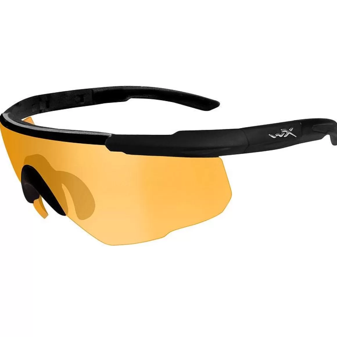 Wiley X Ballistic Glasses> Saber Advanced Glasses - Light Rust Lens / Matte Black Frame